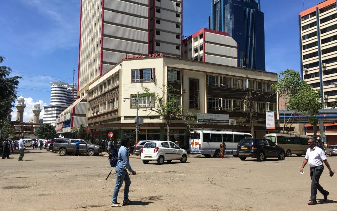 Commercial spaces along Koinange Street